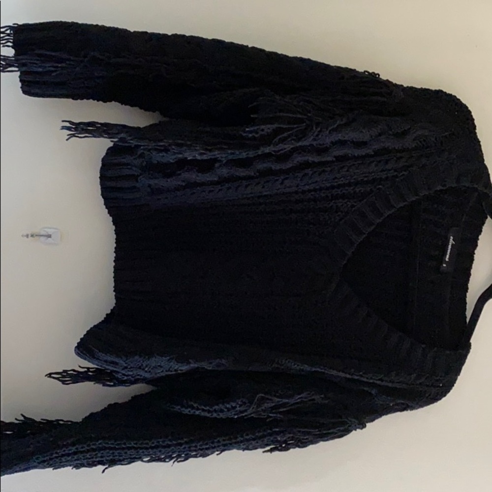 Olivaceous crop sweater